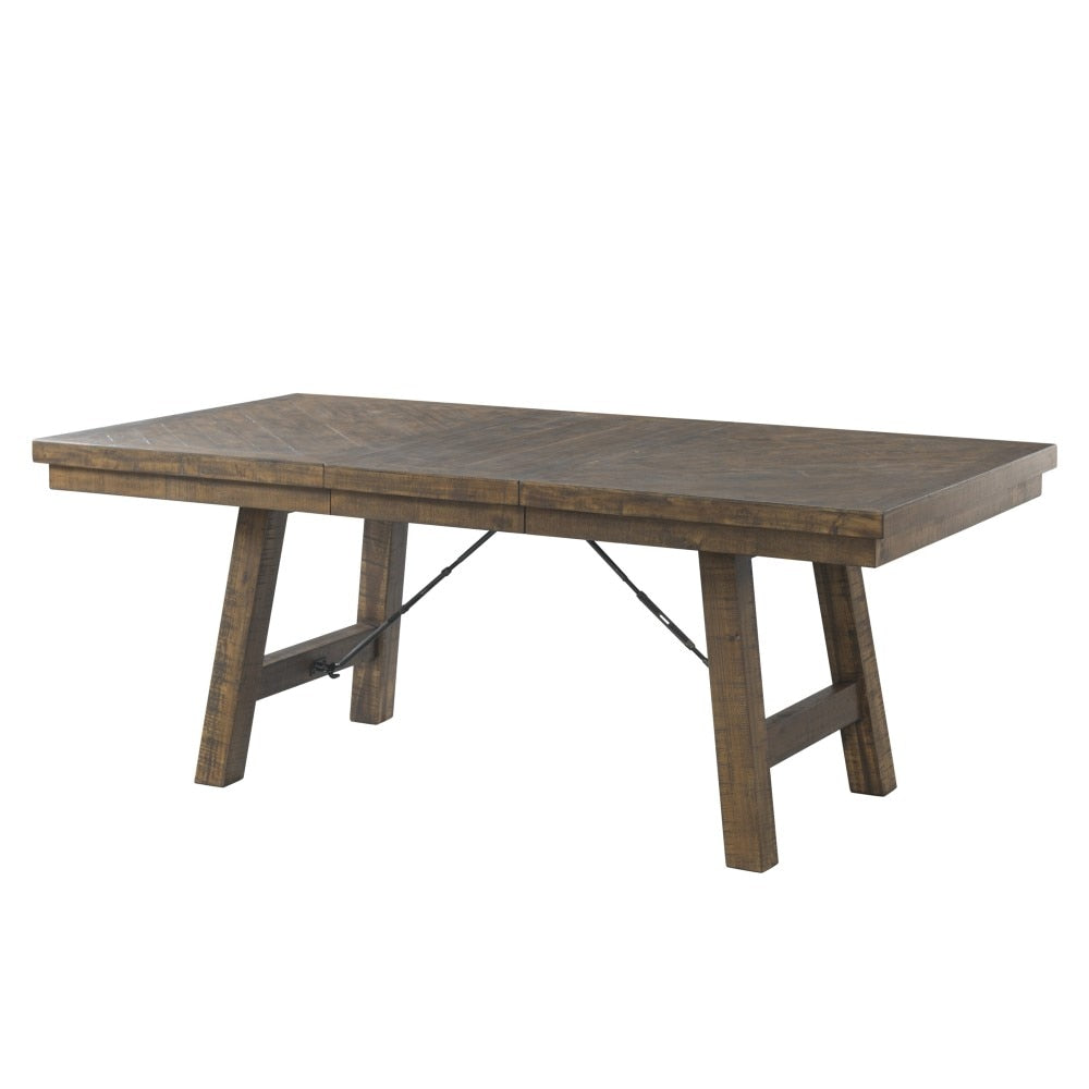Picket House Furnishings - Dex 7PC Dining Set- Table, 4 Ladder Side Chairs & Bench - DJX150B6PC veiw 3