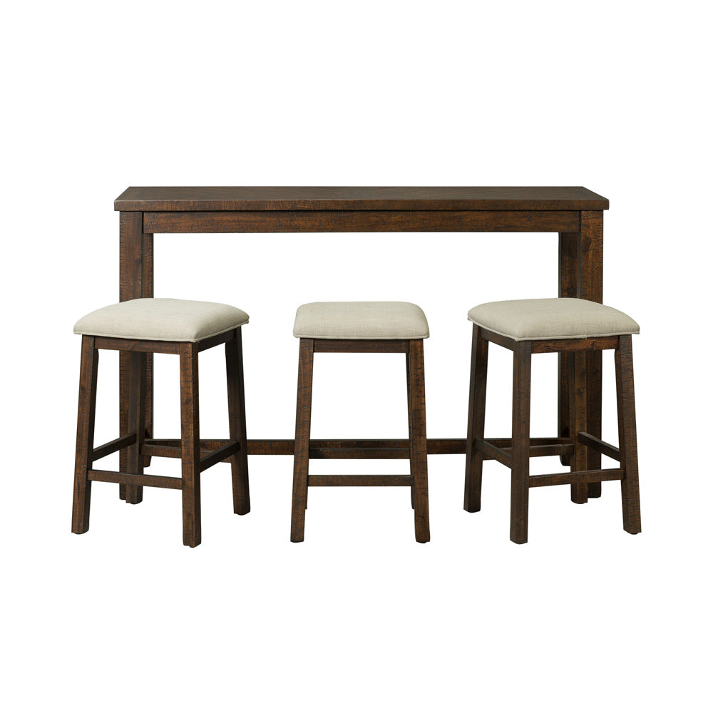 Picket House Furnishings - Dex Bar Table Single Pack (Table + Three Stools) - TJX100BTSP view 2