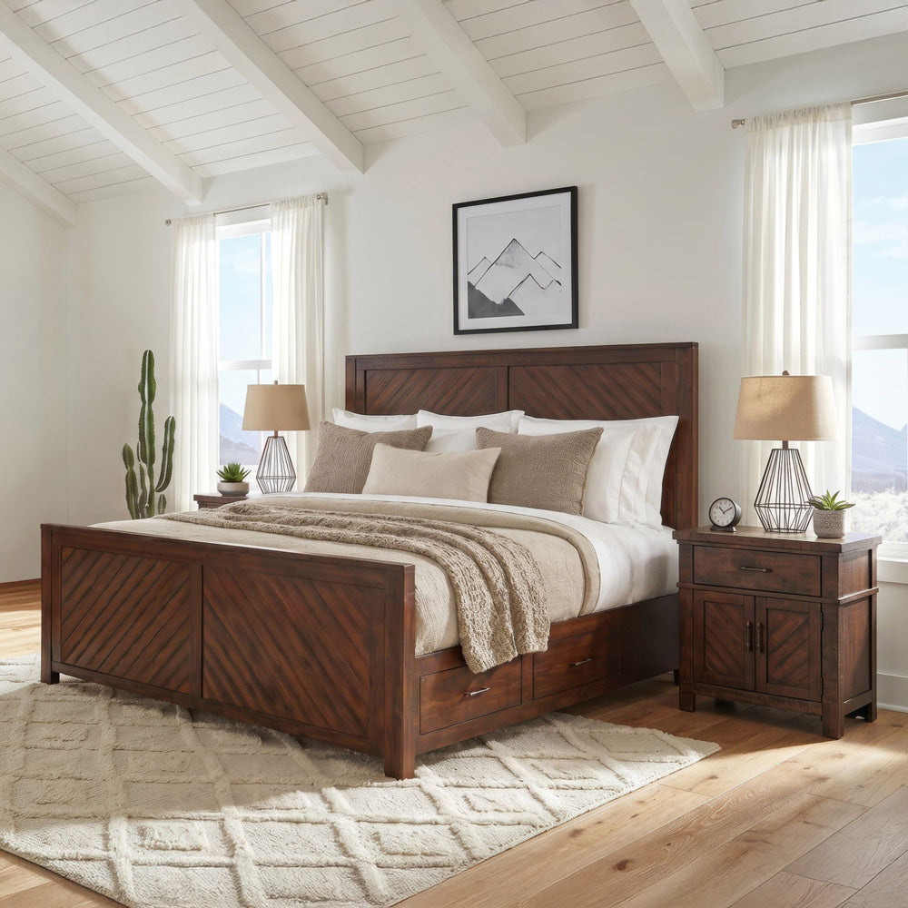 Picket House Furnishings - Dex King Platform Storage 3PC Bedroom Set - JX600KBNS2 view 3