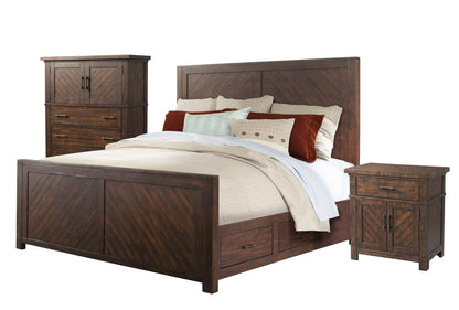Picket House Furnishings - Dex King Platform Storage 3PC Bedroom Set - JX600KB3PC veiw 1