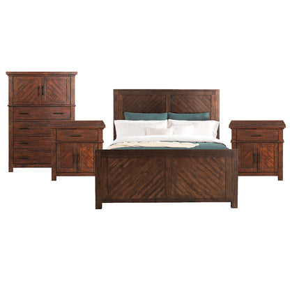 Picket House Furnishings - Dex King Platform Storage 4PC Bedroom Set - JX600KBNSCH view 1