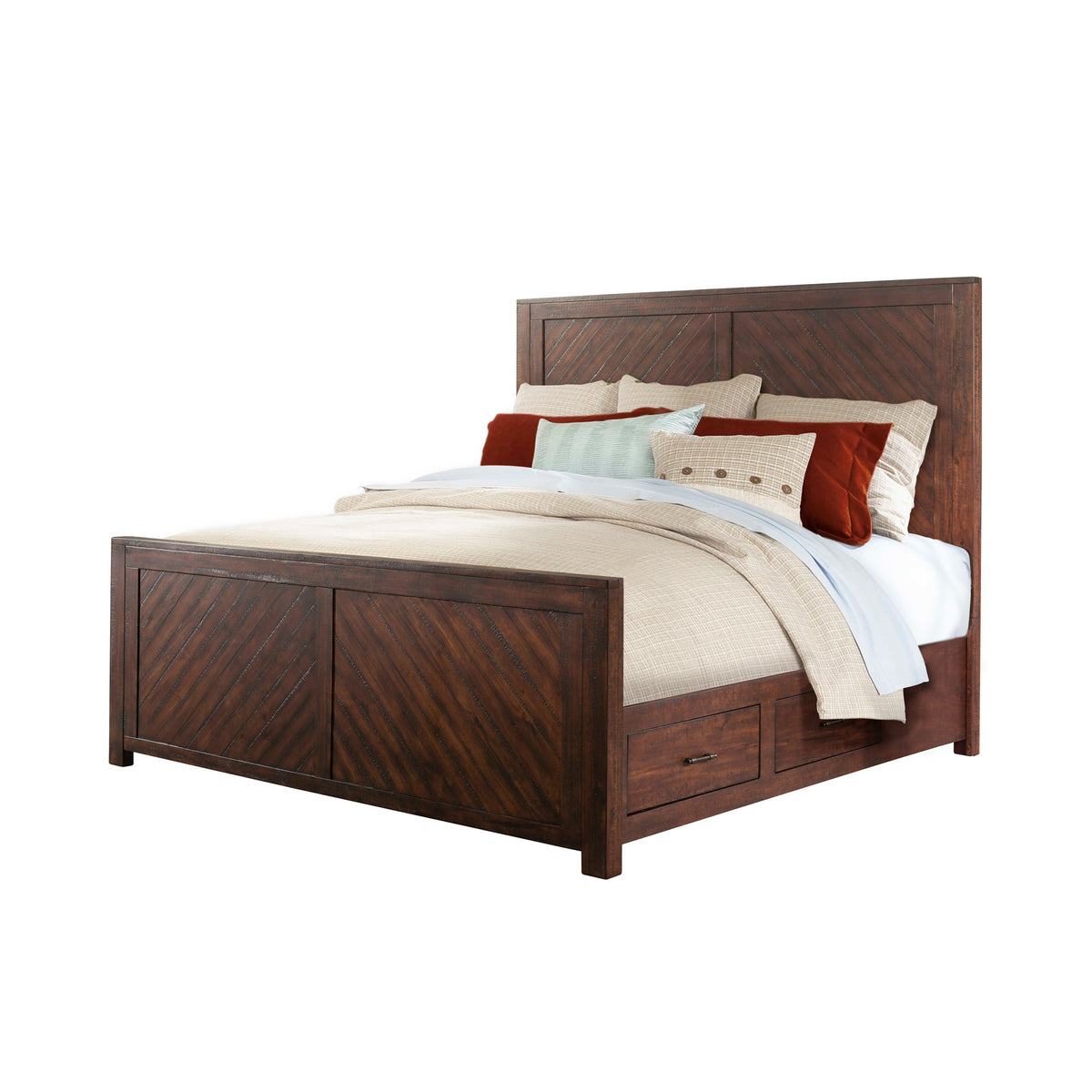 Picket House Furnishings - Dex King Platform Storage 4PC Bedroom Set - JX600KBNSCH view 4