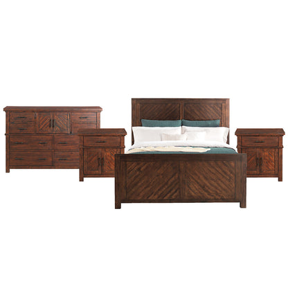 Picket House Furnishings - Dex King Platform Storage 4PC Bedroom Set - JX600KBNSDR view 1