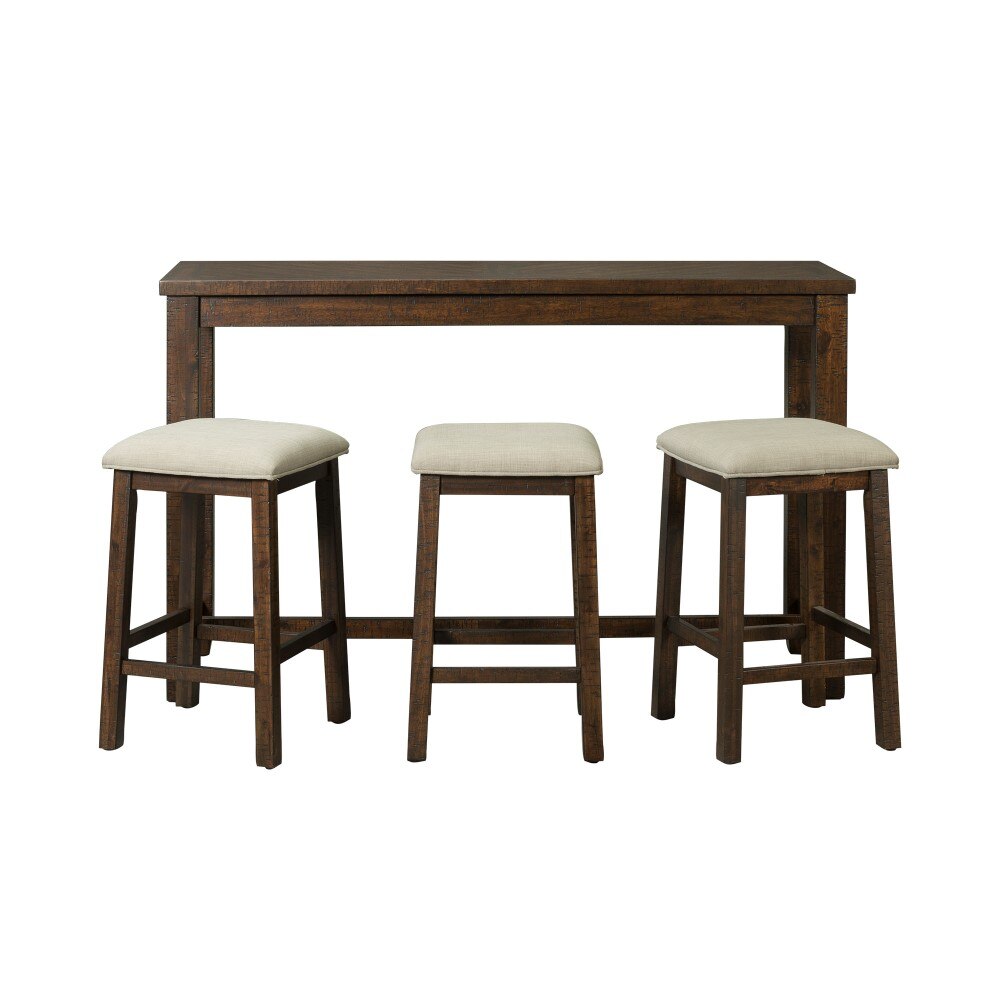 Picket House Furnishings - Dex Multipurpose Bar Table Set in Dark Walnut - TJX100BTSPE veiw 4