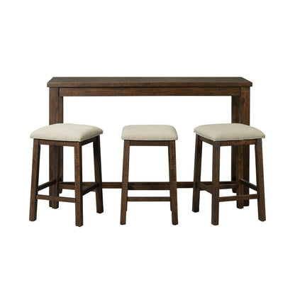 Picket House Furnishings - Dex Multipurpose Bar Table Set in Dark Walnut - TJX100BTSPE veiw 4