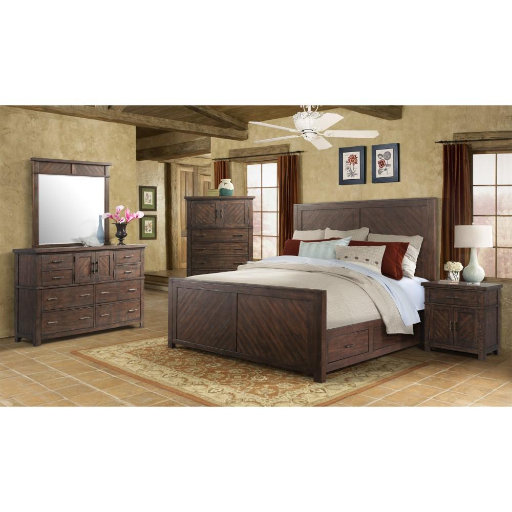 Picket House Furnishings - Dex Queen Platform Storage 3PC Bedroom Set - JX600QB3PC veiw 3