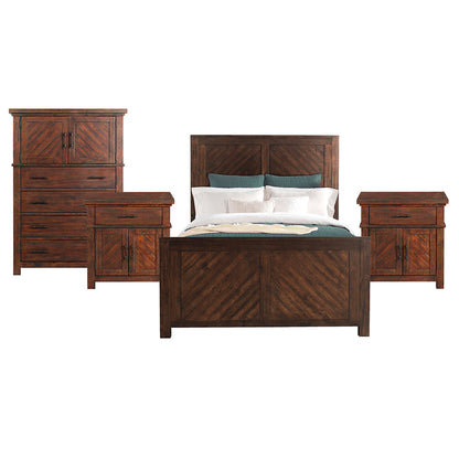 Picket House Furnishings - Dex Queen Platform Storage 4PC Bedroom Set - JX600QBNSCH view 1