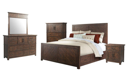 Picket House Furnishings - Dex Queen Platform Storage 5PC Bedroom Set - JX600QB5PC veiw 1