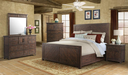 Picket House Furnishings - Dex Queen Platform Storage 5PC Bedroom Set - JX600QB5PC veiw 2