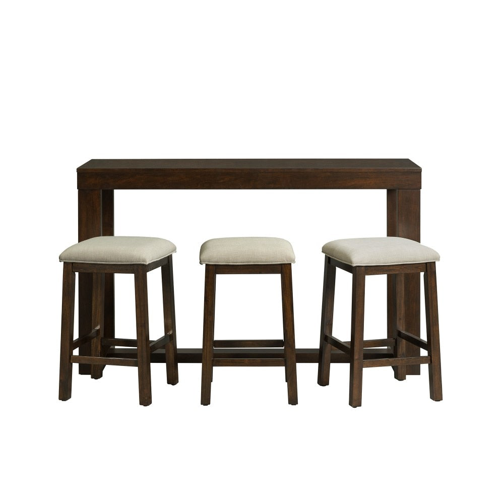 Picket House Furnishings - Drew Multipurpose Bar Table Set in Dark Walnut - THY100BTSPE veiw 4