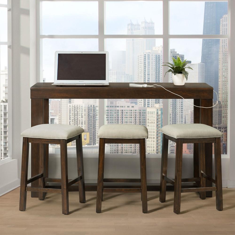 Picket House Furnishings - Drew Multipurpose Bar Table Set in Dark Walnut - THY100BTSPE veiw 10