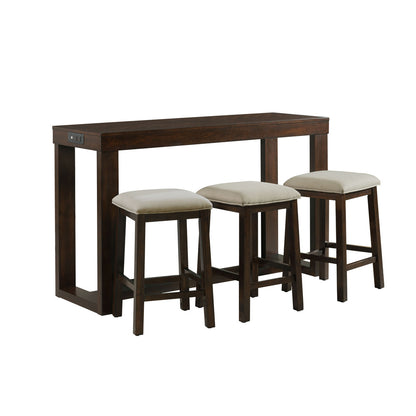 Picket House Furnishings - Drew Occasional Bar Table Single Pack (Table + Three Stools) - THY100BTSP view 1