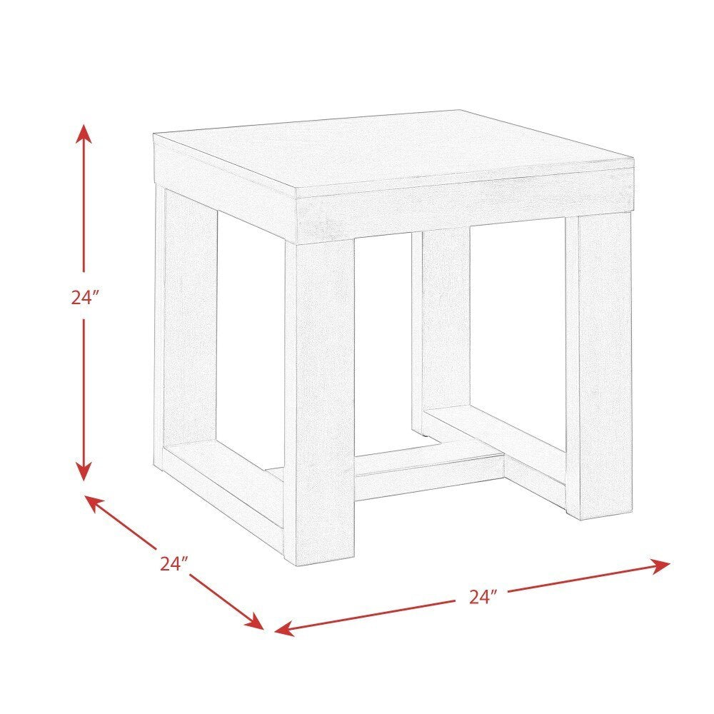 Picket House Furnishings - Drew Square End Table - THY100ETE veiw 8