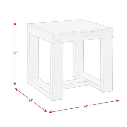 Picket House Furnishings - Drew Square End Table - THY100ETE veiw 8