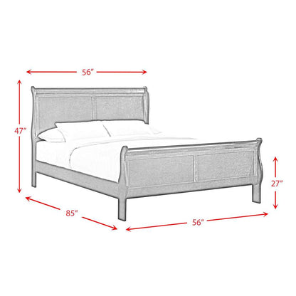 Picket House Furnishings - Ellington Full Panel Bed in Cherry - B.11455.FB veiw 7