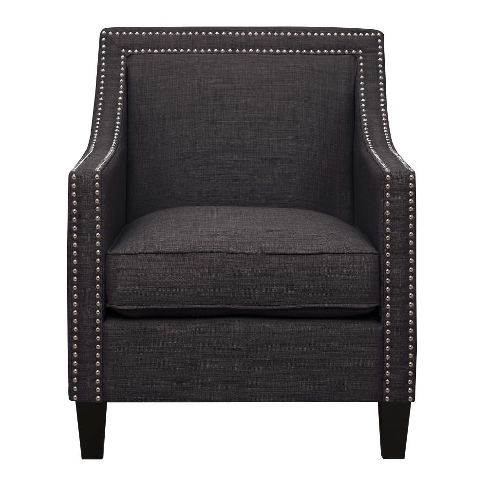 Picket House Furnishings - Emery Chair & Ottoman in Charcoal - UER0902PC veiw 3
