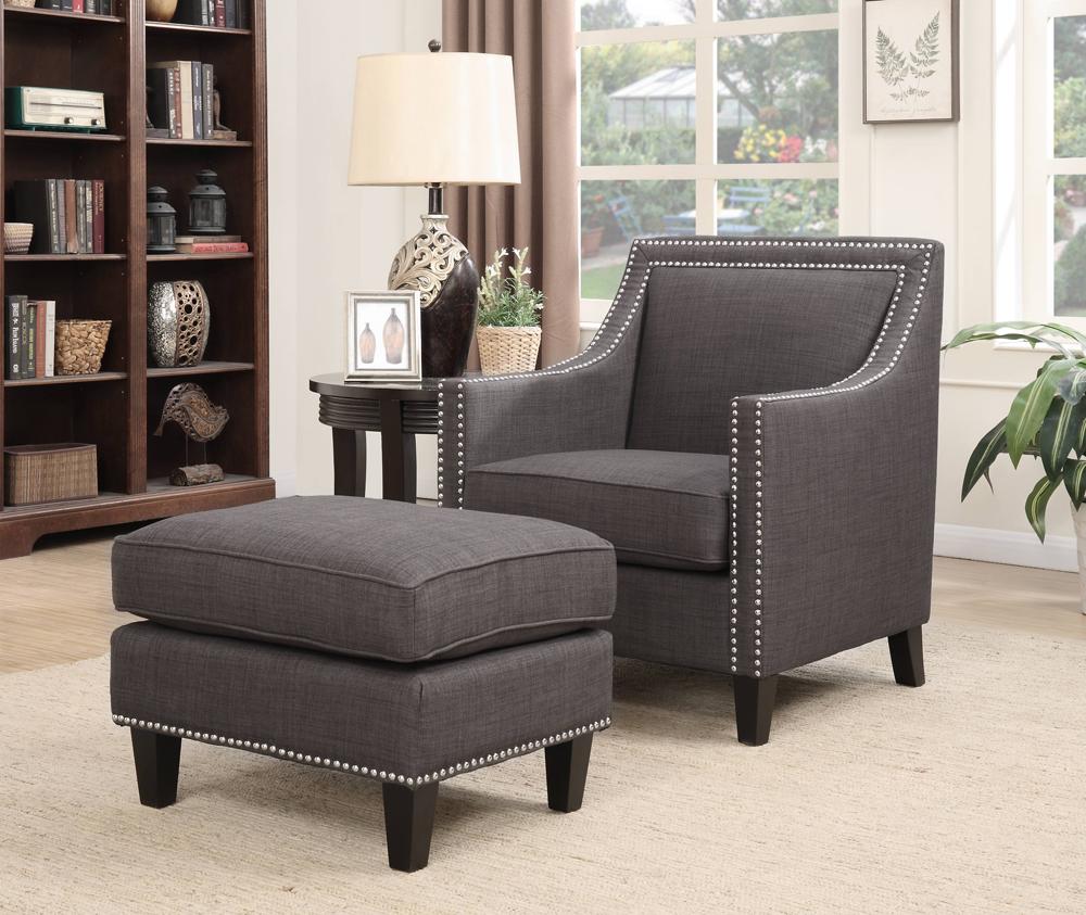 Picket House Furnishings - Emery Ottoman - UER090000CA veiw 2