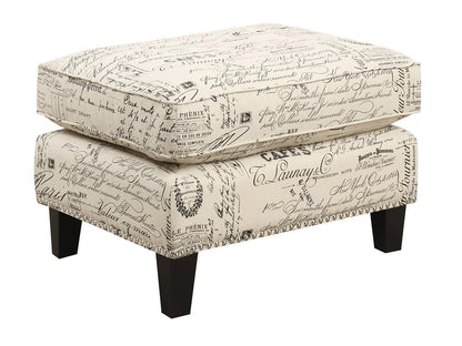 Picket House Furnishings - Emery Ottoman - UER636000CA veiw 1
