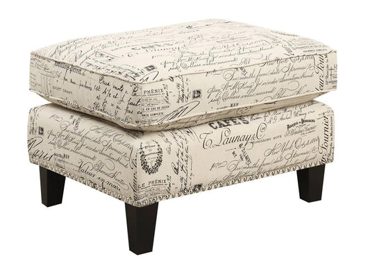 Picket House Furnishings - Emery Ottoman - UER636000CA veiw 1