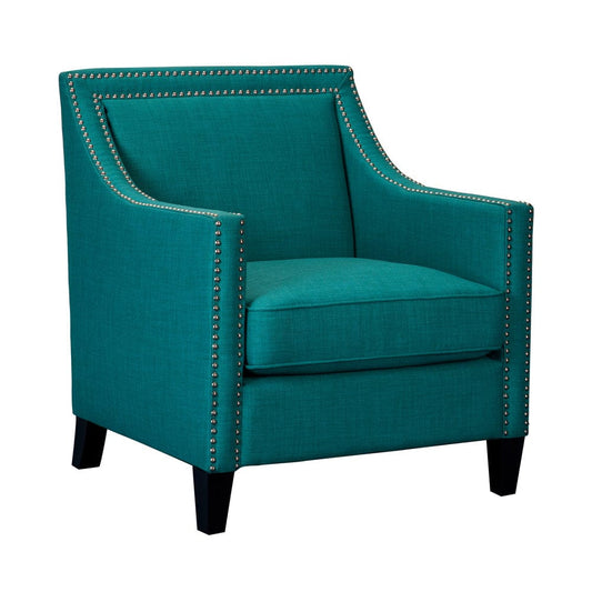 Picket House Furnishings - Emery Teal Chair & Ottoman - UER0872PC view 1