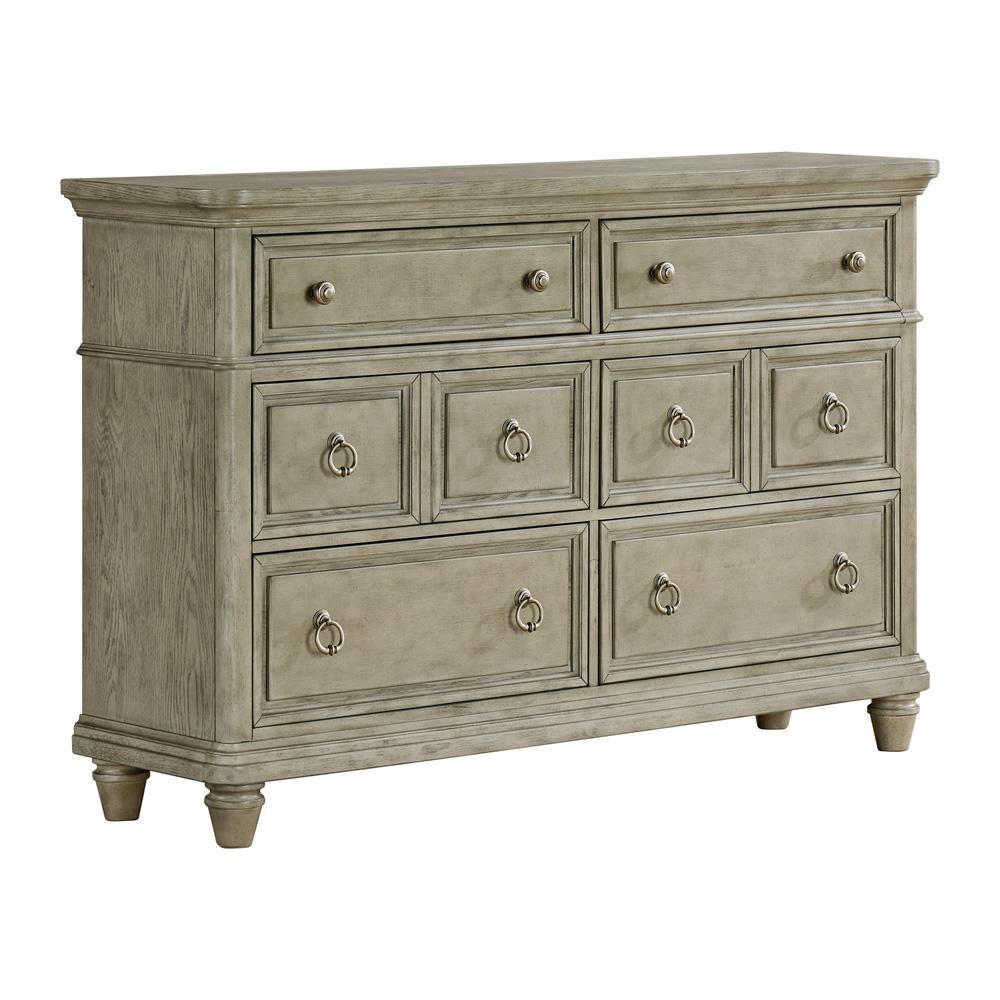 Picket House Furnishings -  Emiko 6-Drawer Dresser in Light Grey - B-11360-3-DR veiw 1