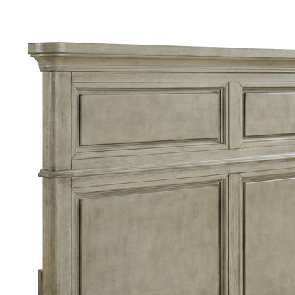 Picket House Furnishings - Emiko King 3PC Bedroom Set in Light Grey - B-11360-3-KBCH2-NS2 view 5