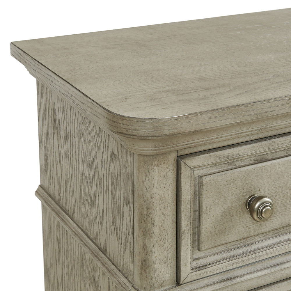 Picket House Furnishings - Emiko King 3PC Bedroom Set in Light Grey - B-11360-3-KBCH2-NS2 view 7
