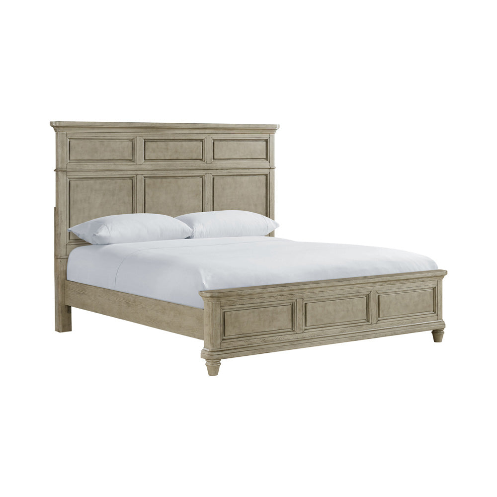 Picket House Furnishings - Emiko King 5PC Bedroom Set in Light Grey - B-11360-3-KBCH2-NSDRC view 4