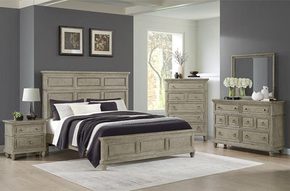 Picket House Furnishings -  Emiko King Panel 5PC Bedroom Set in Light Grey - B-11360-3-KB-5PC veiw 6