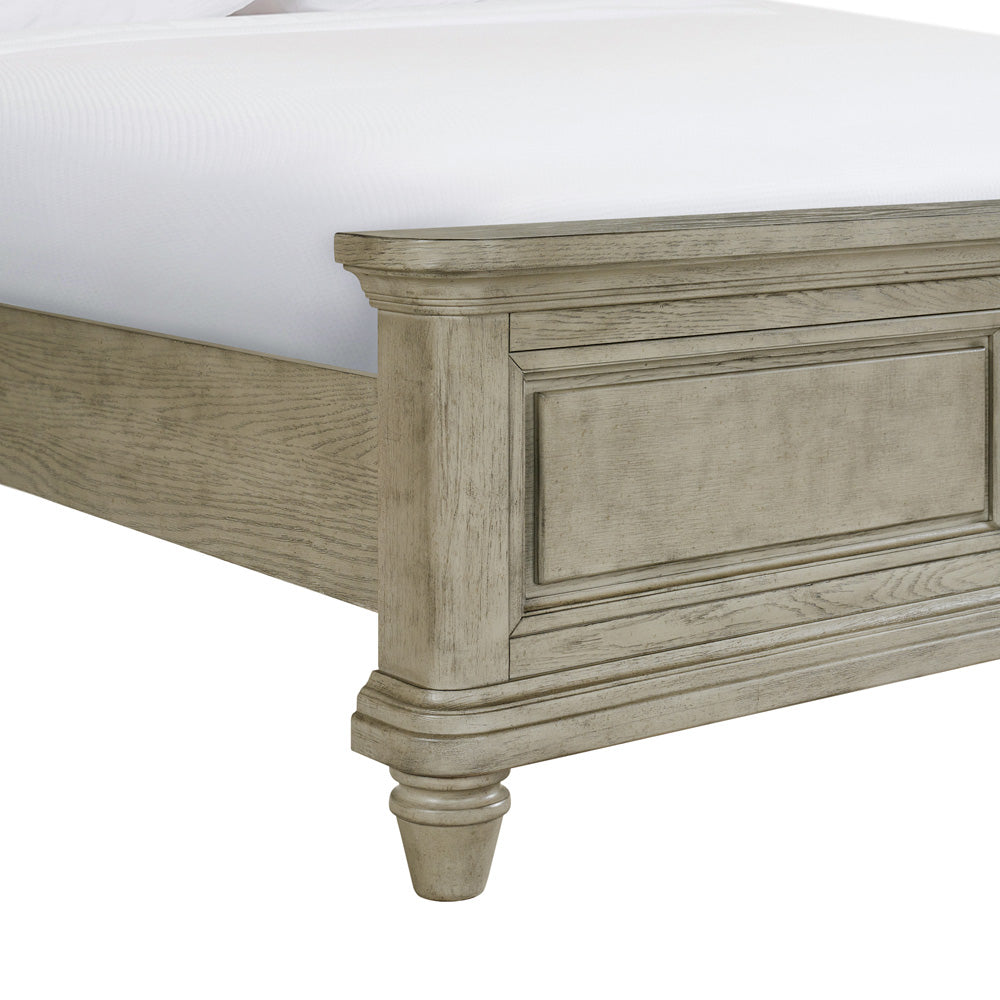 Picket House Furnishings - Emiko Queen 4PC Bedroom Set in Light Grey - B-11360-3-QBCH2-NSCH view 6