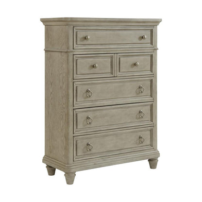 Picket House Furnishings -  Emiko Queen Panel 3PC Bedroom Set in Light Grey - B-11360-3-QB-3PC veiw 3