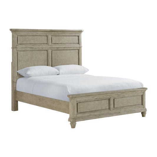 Picket House Furnishings -  Emiko Queen Panel 3PC Bedroom Set with Door Chest in Light Grey - B-11360-3-QBCH2-3PC veiw 2