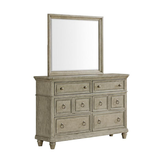 Picket House Furnishings -  Emiko Queen Panel 5PC Bedroom Set in Light Grey - B-11360-3-QB-5PC veiw 3