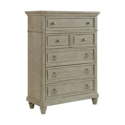 Picket House Furnishings -  Emiko Queen Panel 5PC Bedroom Set in Light Grey - B-11360-3-QB-5PC veiw 4