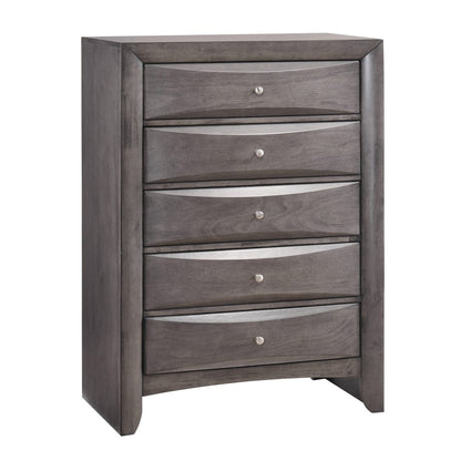 Picket House Furnishings -  Emily Chest Grey 5Drawer (Sturdy) - EG100CHS-S view 1