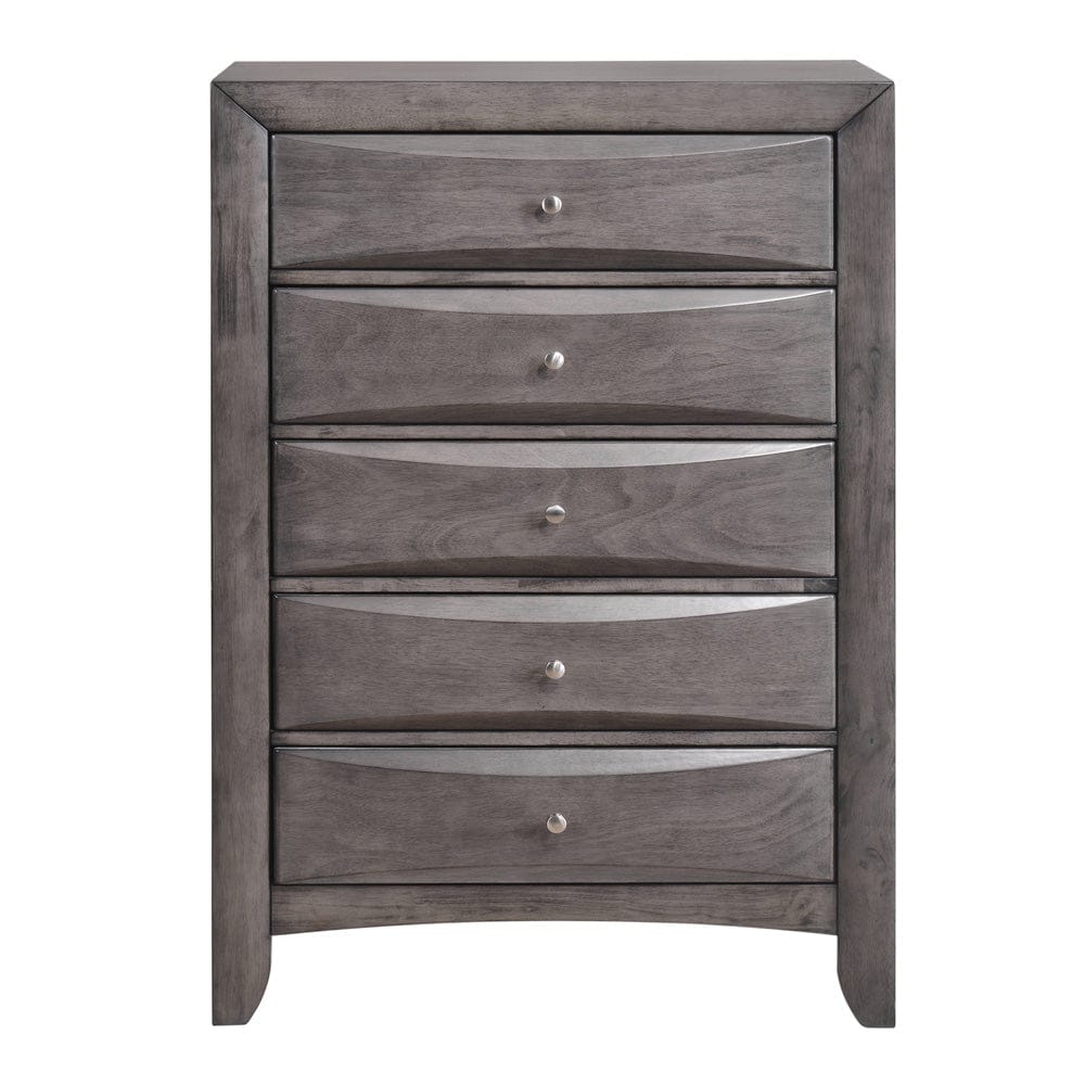 Picket House Furnishings -  Emily Chest Grey 5Drawer (Sturdy) - EG100CHS-S view 2