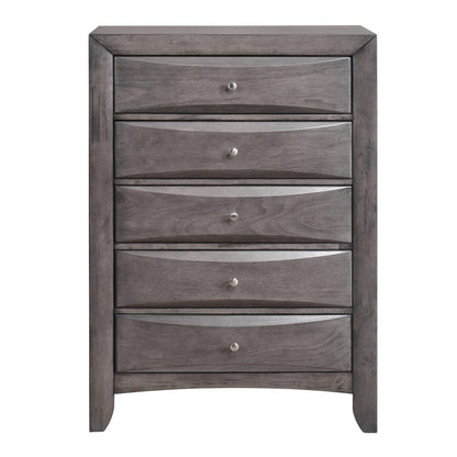 Picket House Furnishings -  Emily Chest Grey 5Drawer (Sturdy) - EG100CHS-S view 2