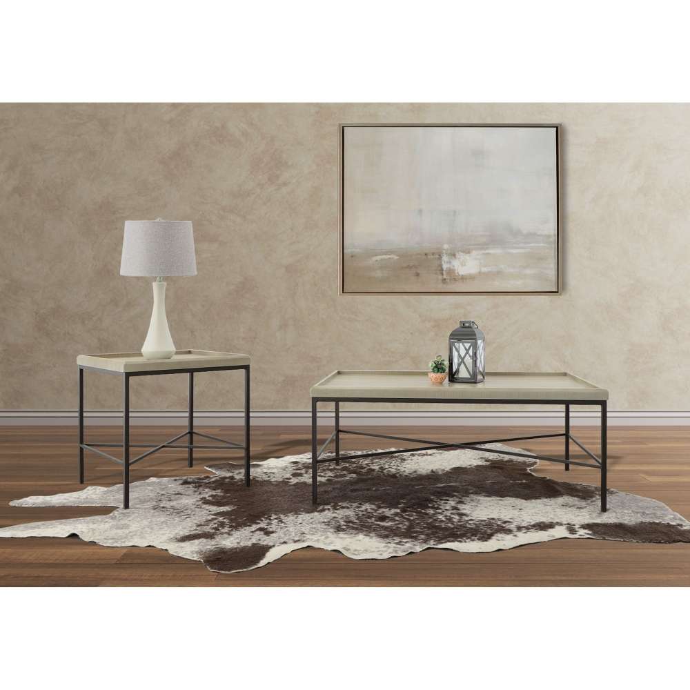 Picket House Furnishings - Emitt Coffee Table with MDF Top in Natural - M-19730-300-CTM veiw 3