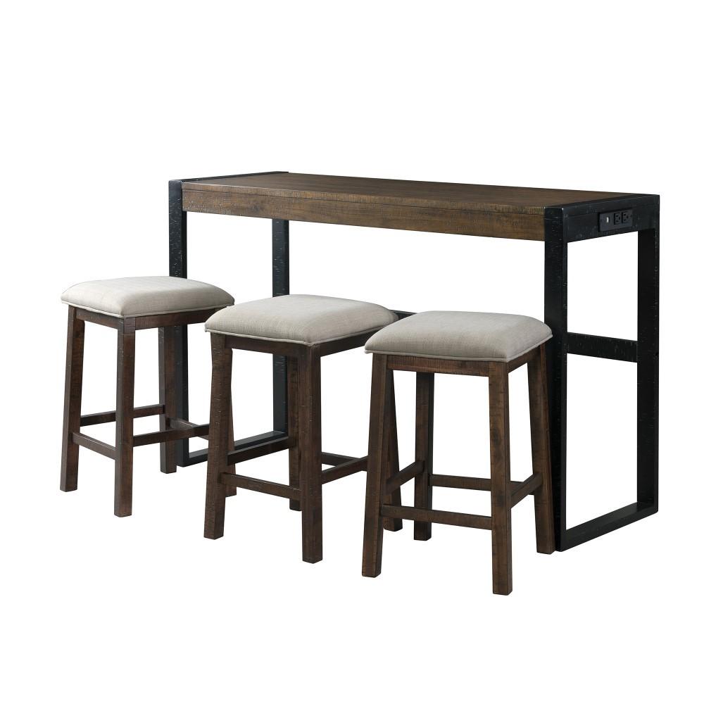 Picket House Furnishings - Enrico Multipurpose Bar Table Set - TCA100BTSP veiw 2