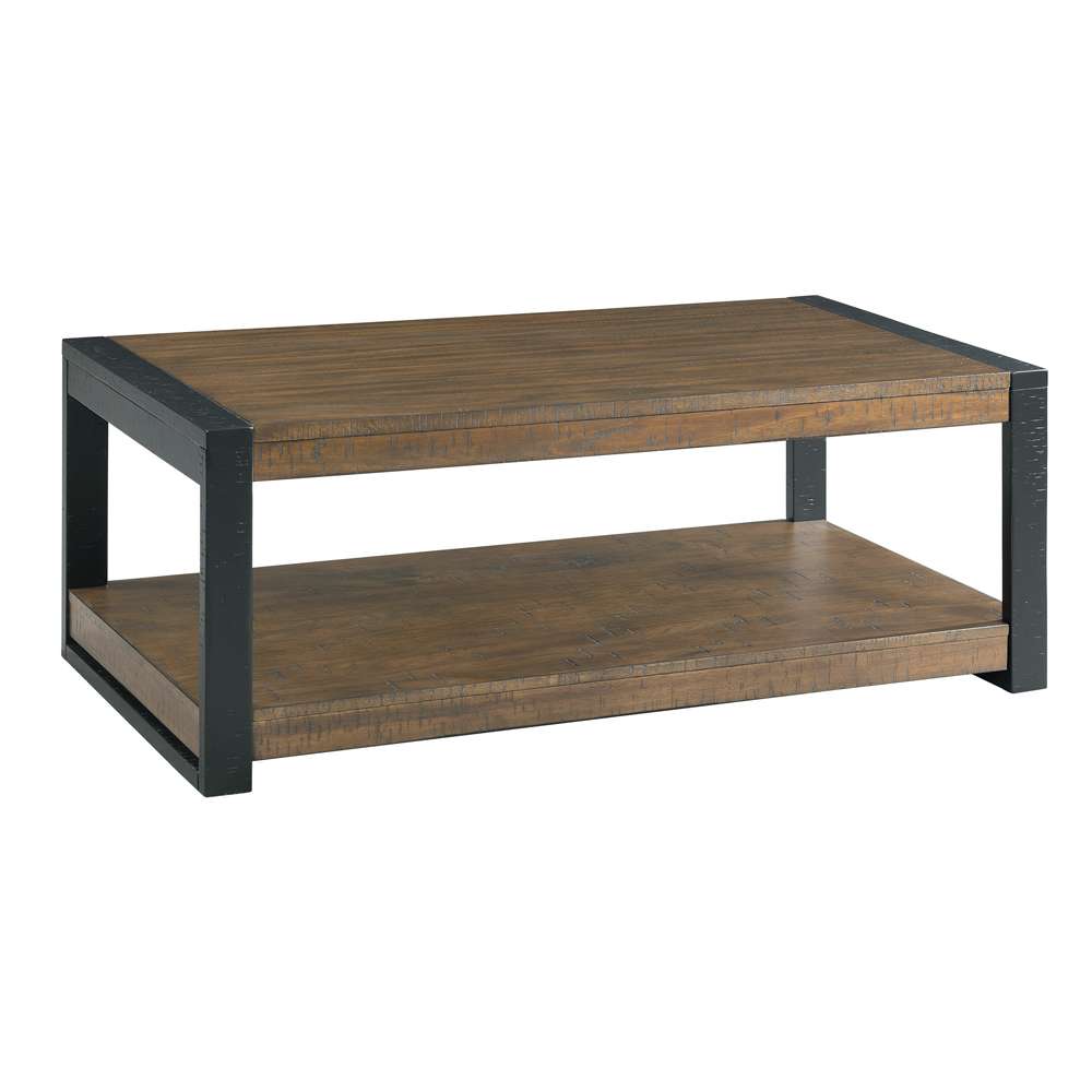 Picket House Furnishings - Enrico Rectangular Coffee Table in Walnut - TCA100CT veiw 3