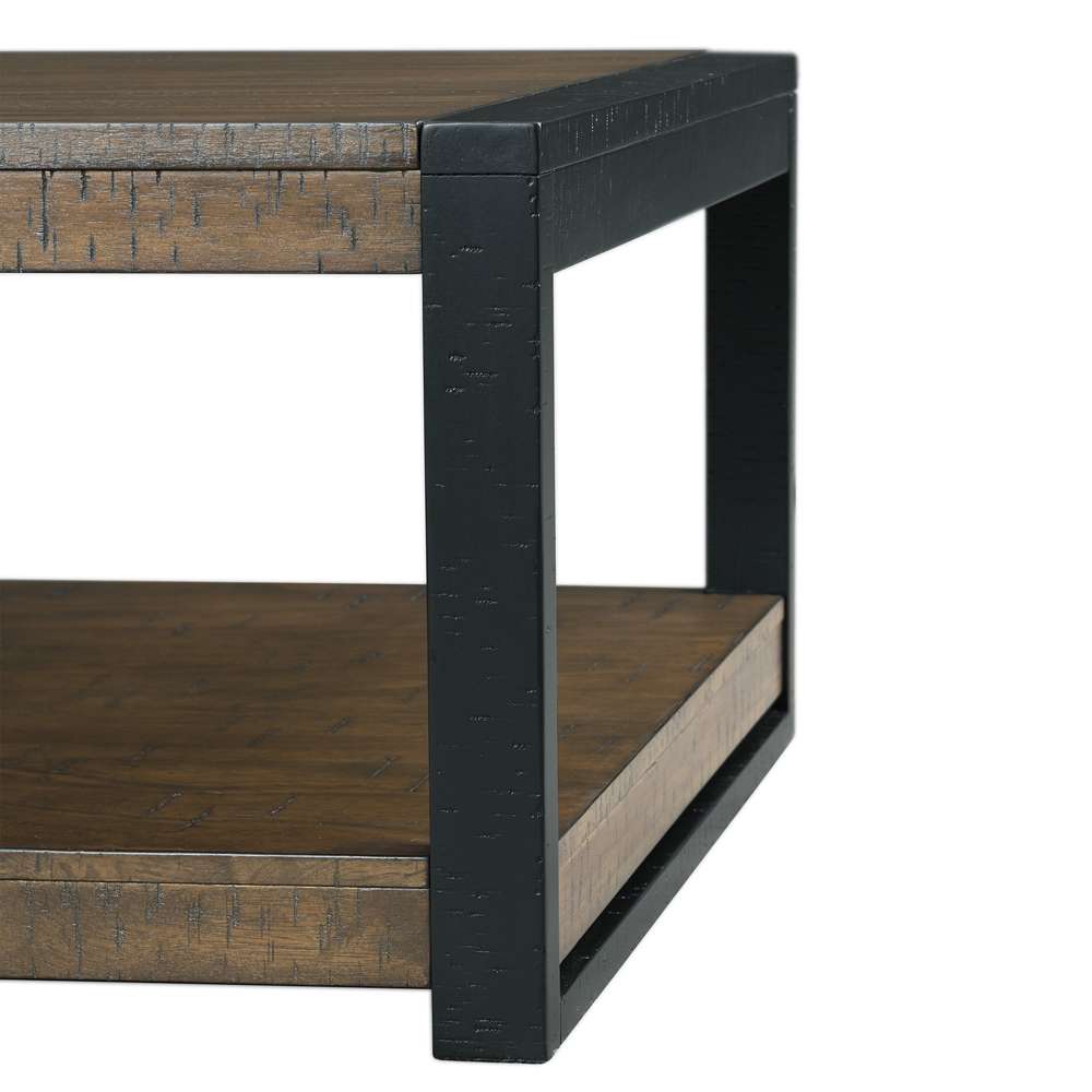 Picket House Furnishings - Enrico Square End Table in Walnut - TCA100ET veiw 4