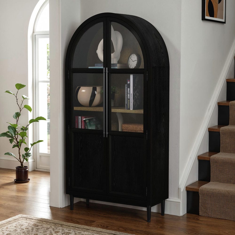 Picket House Furnishings -  Europa Bookcase in Flat Black - H-14600-307-BC view 5