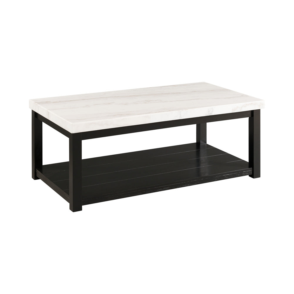 Picket House Furnishings - Evie w/ White Top - Rectangular Coffee Table W/Casters - CML100CT view 1