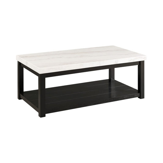 Picket House Furnishings - Evie w/ White Top - Rectangular Coffee Table W/Casters - CML100CT view 1
