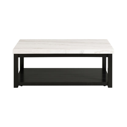 Picket House Furnishings - Evie w/ White Top - Rectangular Coffee Table W/Casters - CML100CT view 2