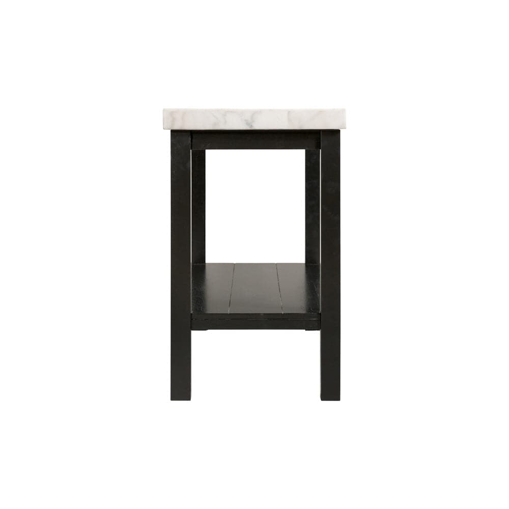 Picket House Furnishings - Evie White Marble Rectangle Sofa Table - CML100STE view 2