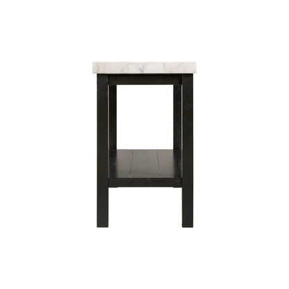 Picket House Furnishings - Evie White Marble Rectangle Sofa Table - CML100STE view 2