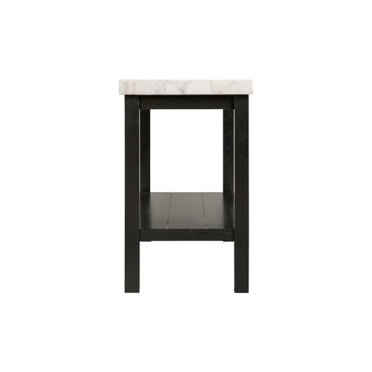 Picket House Furnishings - Evie White Marble Rectangle Sofa Table - CML100STE view 2