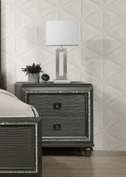 Picket House Furnishings - Faris 2-Drawer Nightstand in Black - MN650NS veiw 1