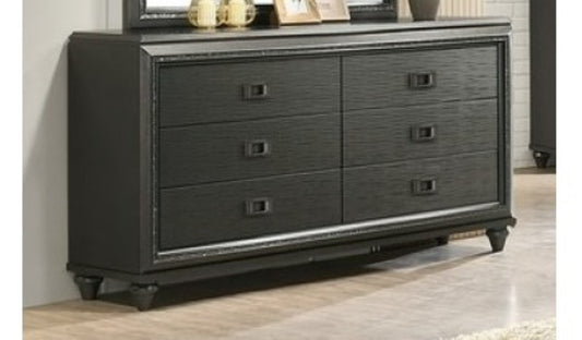 Picket House Furnishings - Faris 6-Drawer Dresser in Black - MN600DR veiw 1
